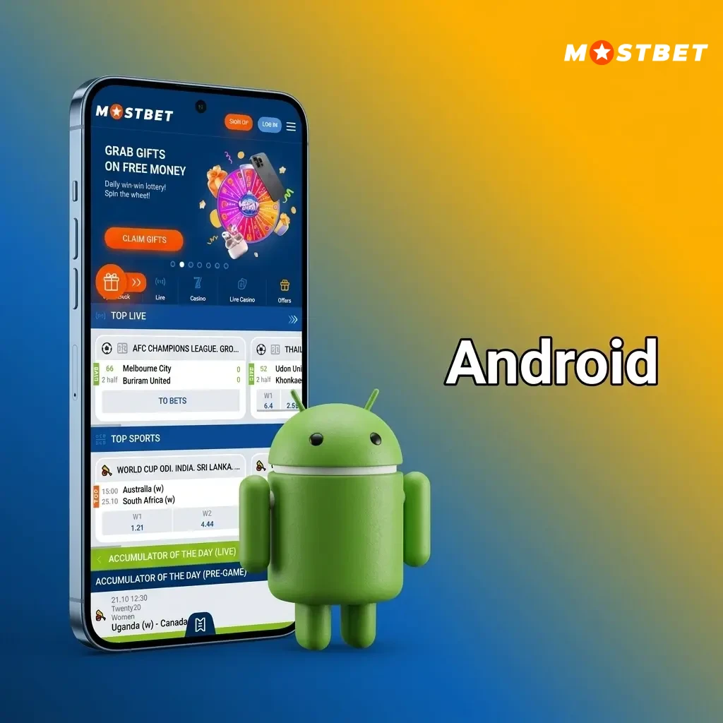 Mostbet Android app APK download and installation steps on Android 5.0 or higher device