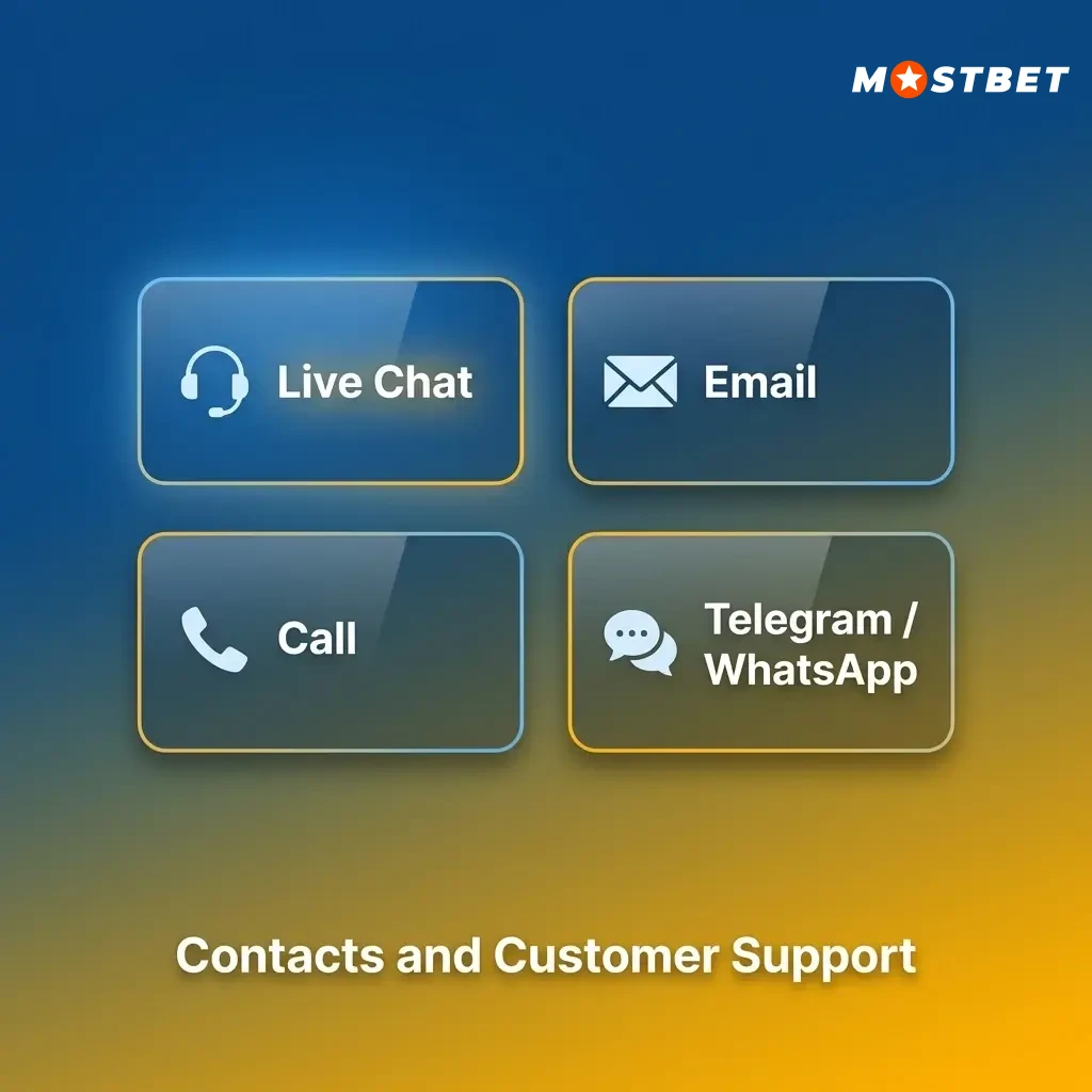 Mostbet 24/7 customer support options for Indian players including live chat, email, and Telegram assistance