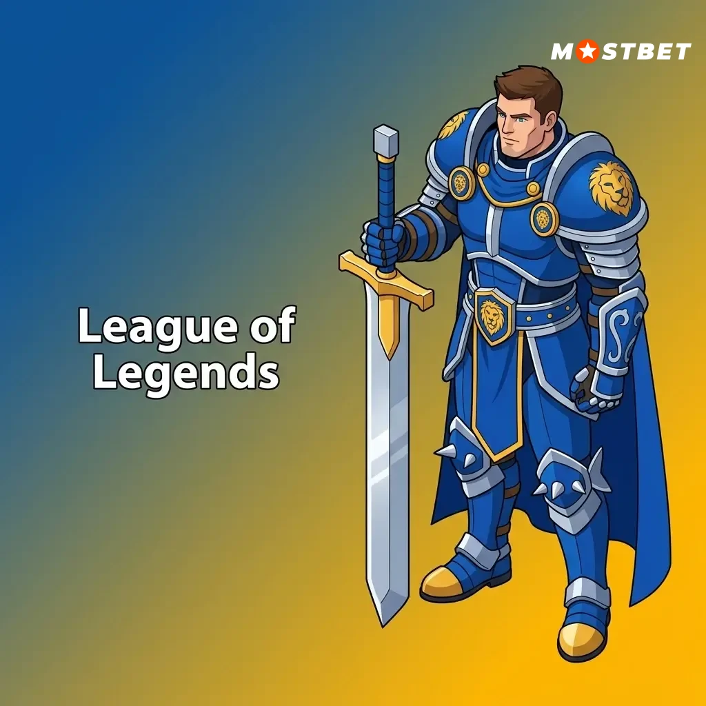 League of Legends esports betting on Mostbet covering LCK, LPL, LEC and World Championship markets