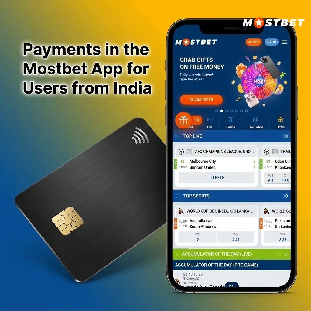 Mostbet app payment methods for Indian users including UPI, PhonePe, PayTM, Google Pay, and cryptocurrency options