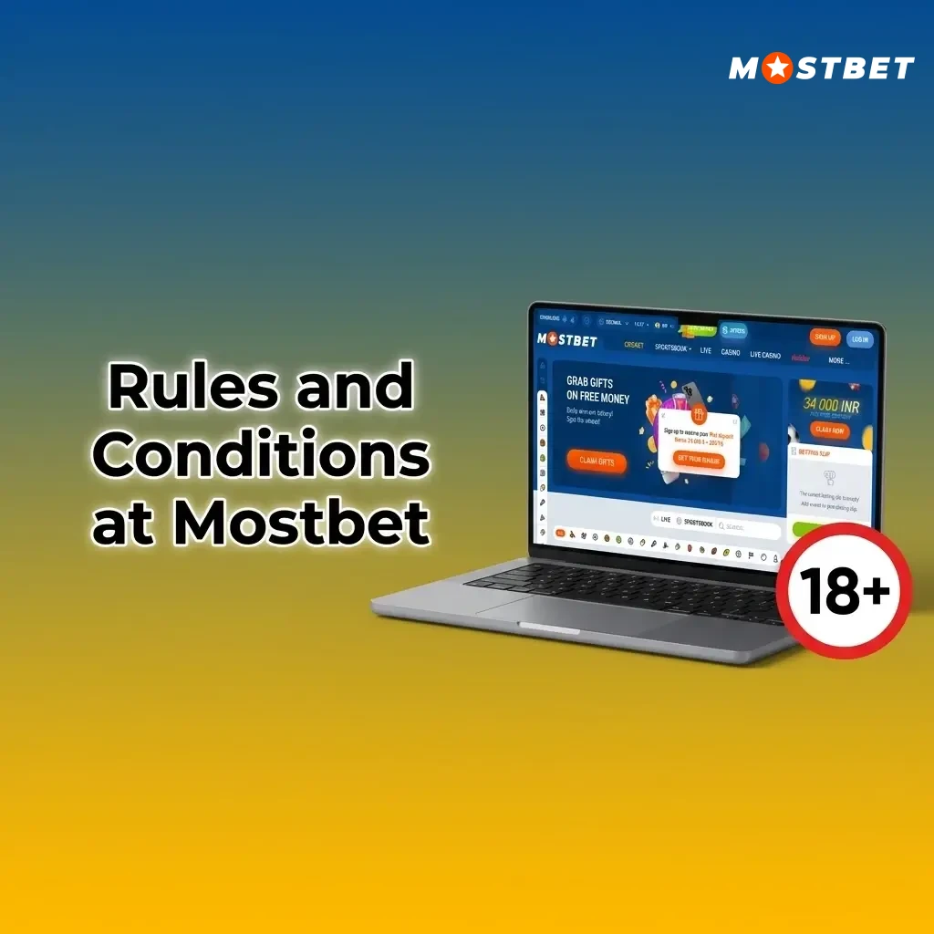 Mostbet rules and conditions covering age limit, account policy, bonuses, withdrawals, and bet terms