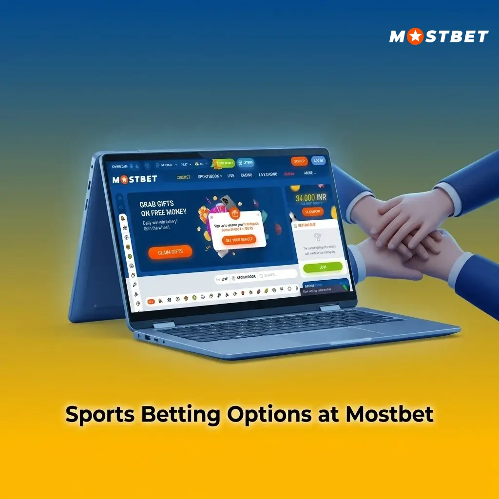 Mostbet sports betting options covering cricket, football, kabaddi, tennis and basketball markets for Indian players