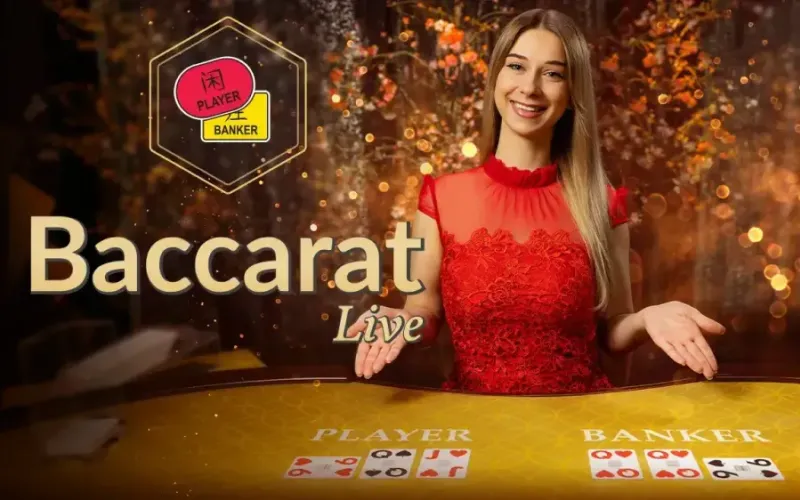Join the Baccarat Live game on the official Mostbet casino website.