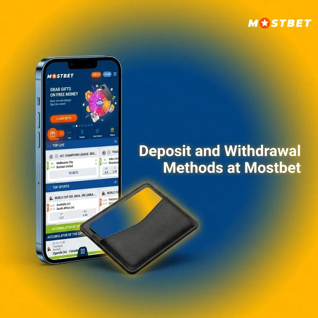 Mostbet deposit and withdrawal methods for Indian players including UPI, PhonePe, Paytm, crypto and more