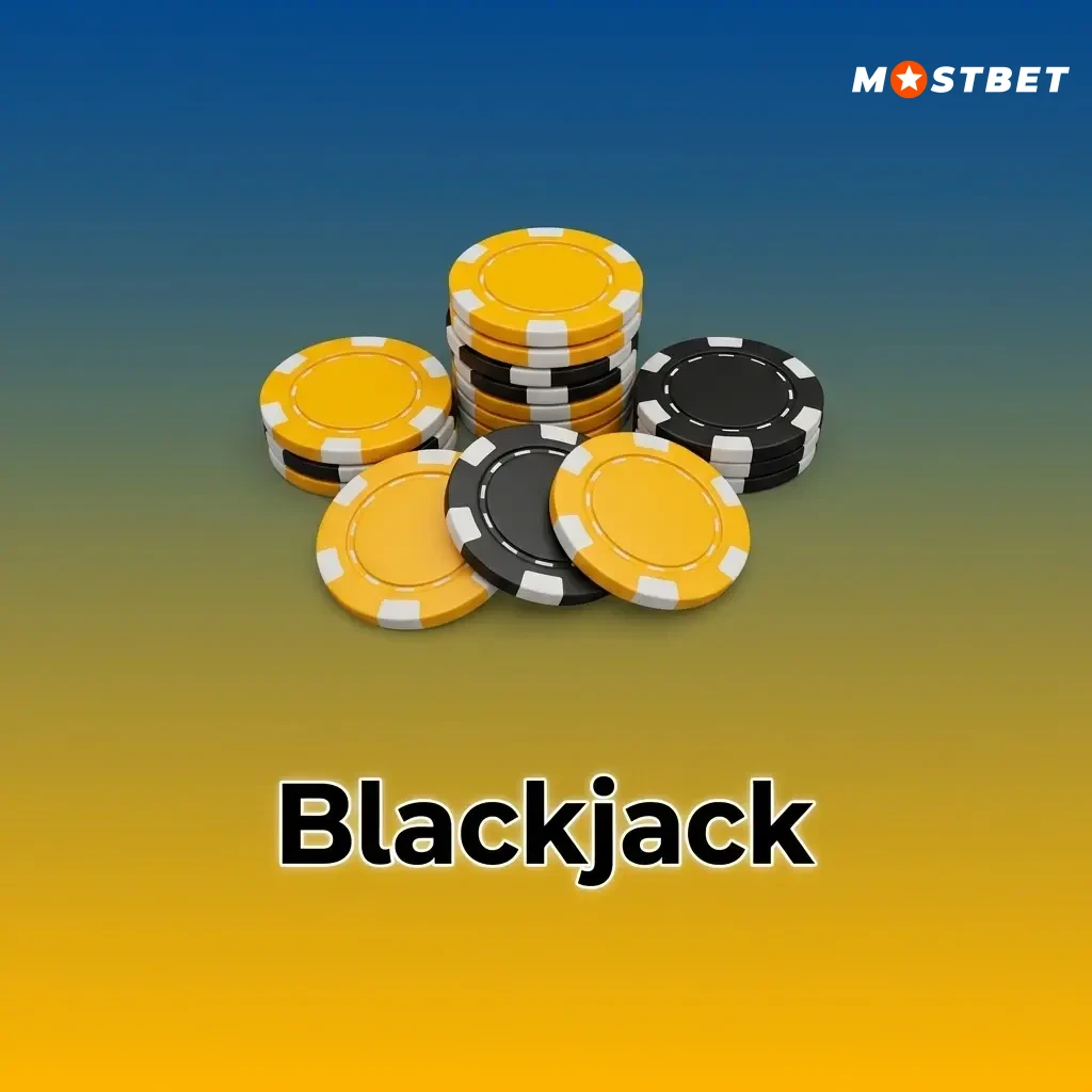 Live Blackjack table at Mostbet with dealer, cards, and chip stacks for Speed, Infinite, and VIP Blackjack games