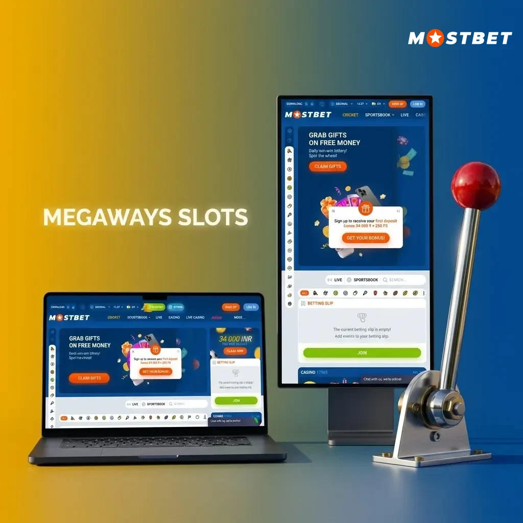 Megaways slots with dynamic reels offering up to 117,649 ways to win including Bonanza and Gonzo's Quest