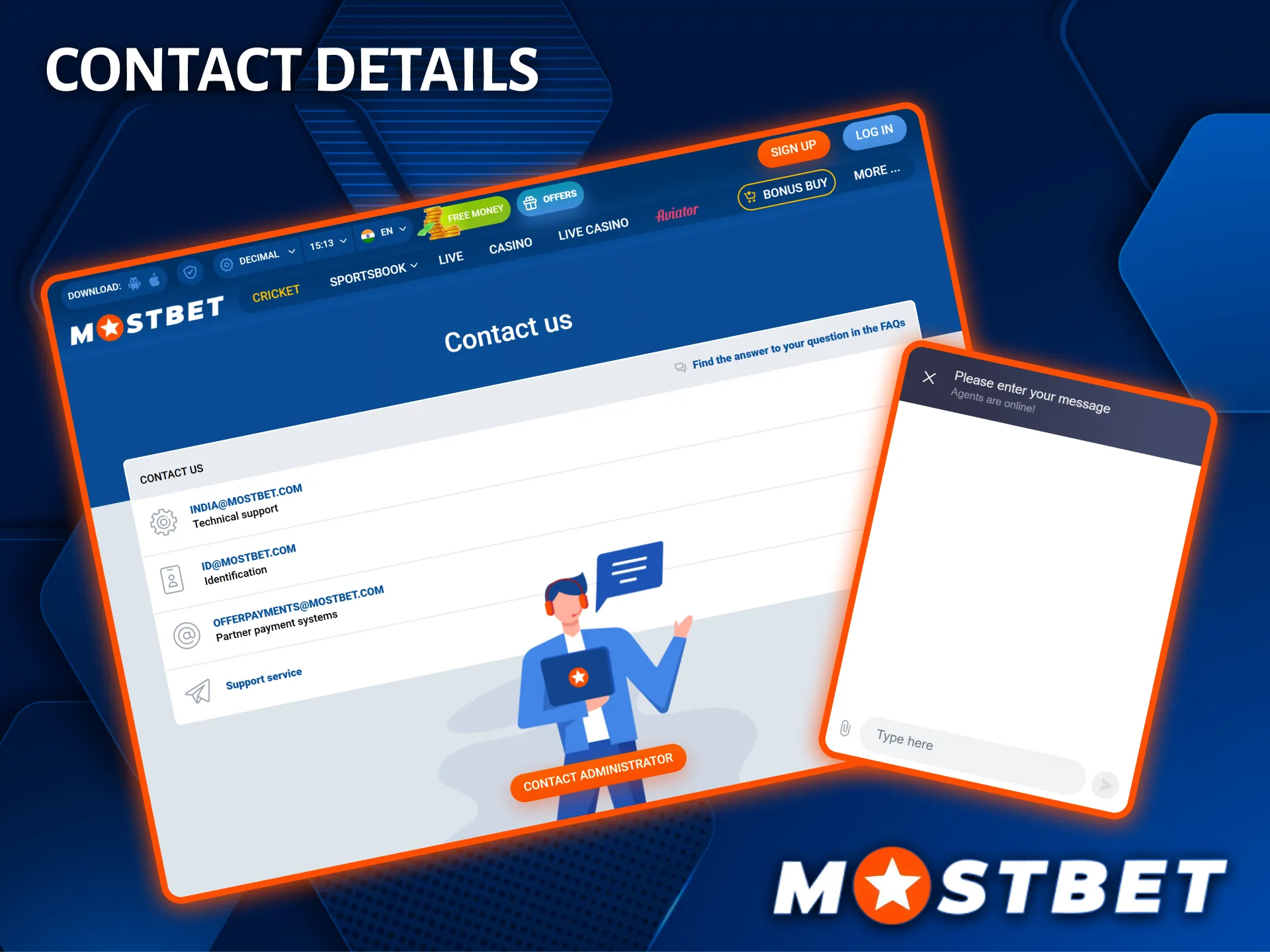 Mostbet customer support operates around the clock to provide professional assistance to every user.