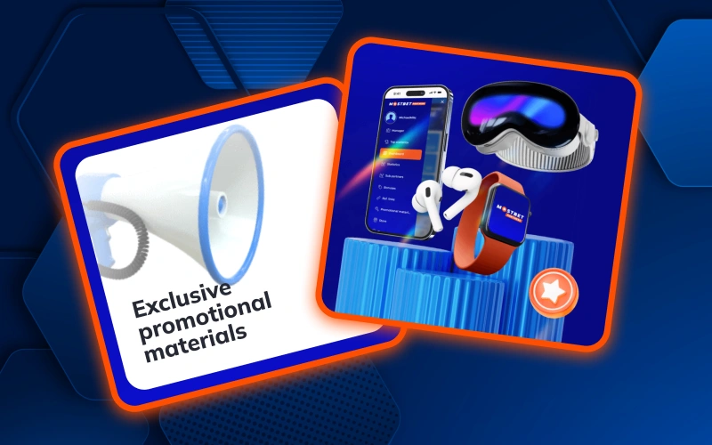 Mostbet provides exclusive, high-quality promotional materials that help partners achieve success.