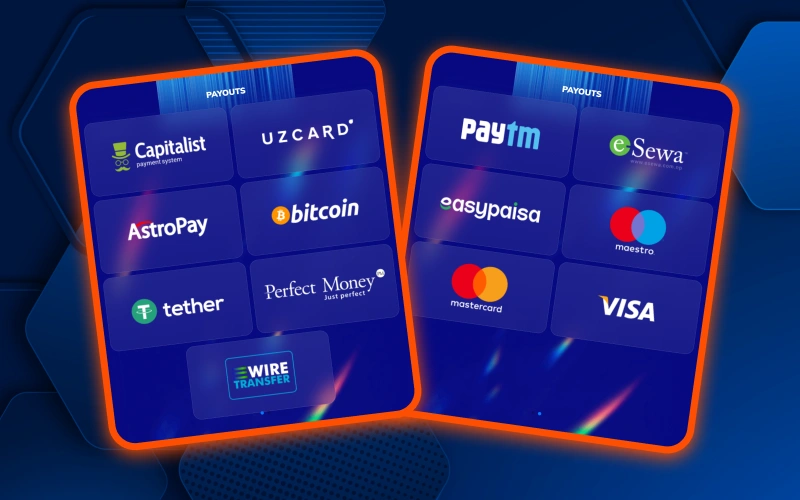 Take advantage of transparent and regular payouts via various reliable systems at Mostbet.