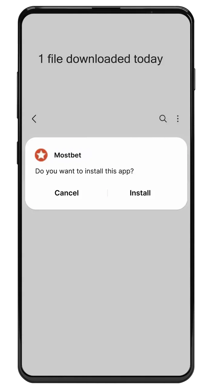 Complete the simple installation to start playing your favorite games at Mostbet.