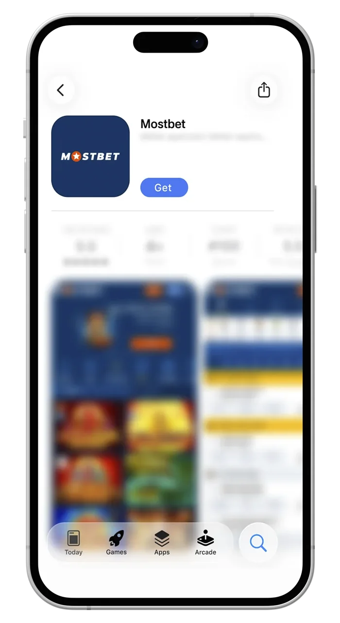 Easily find and install the official Mostbet app directly from the App Store.