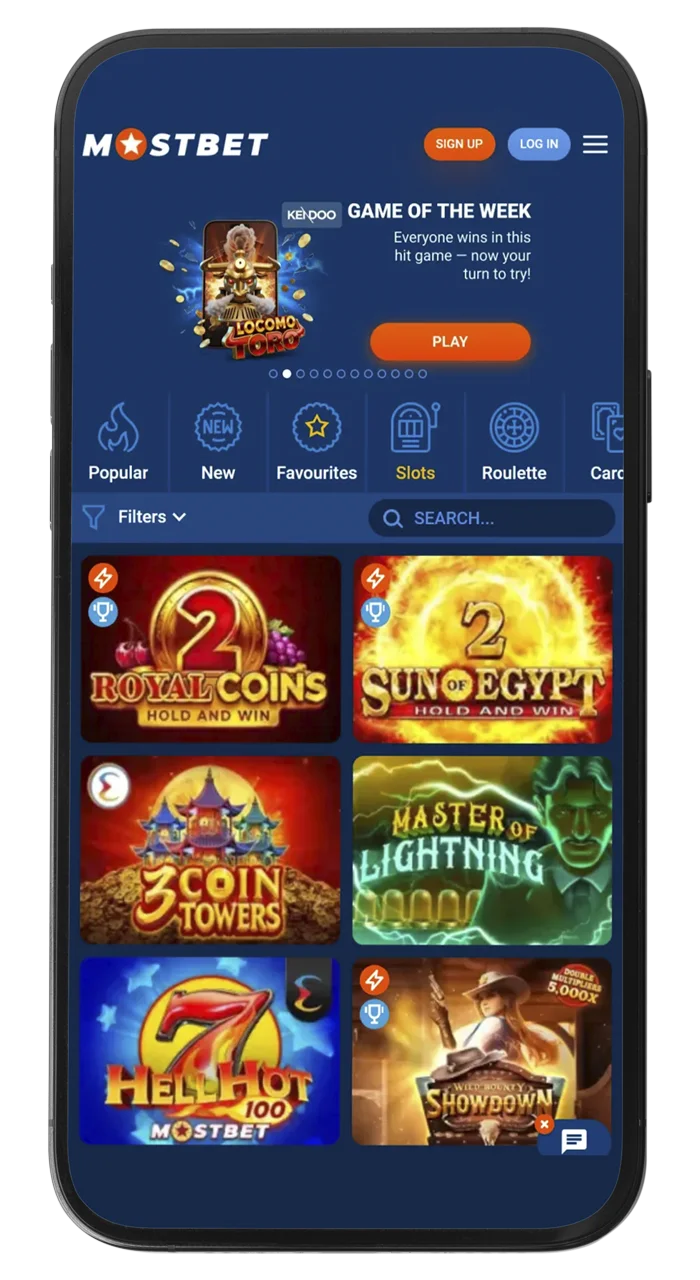 Discover thousands of exciting slot machines at Mostbet Casino.