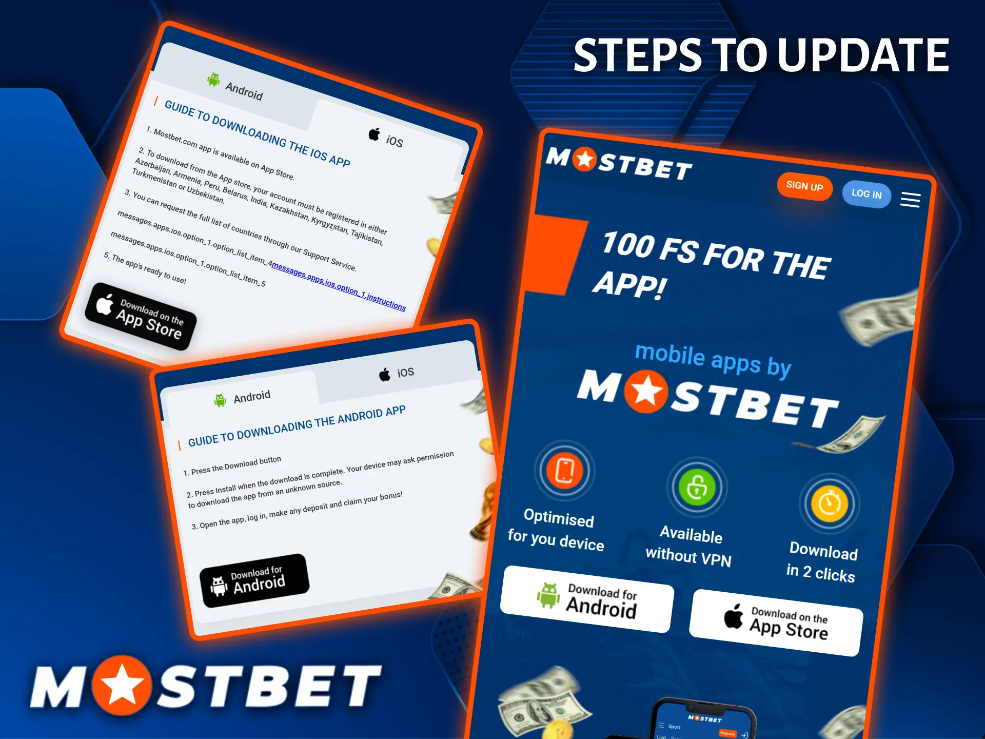 Regular updates to the Mostbet bookmaker app ensure access to the service's most advanced features.