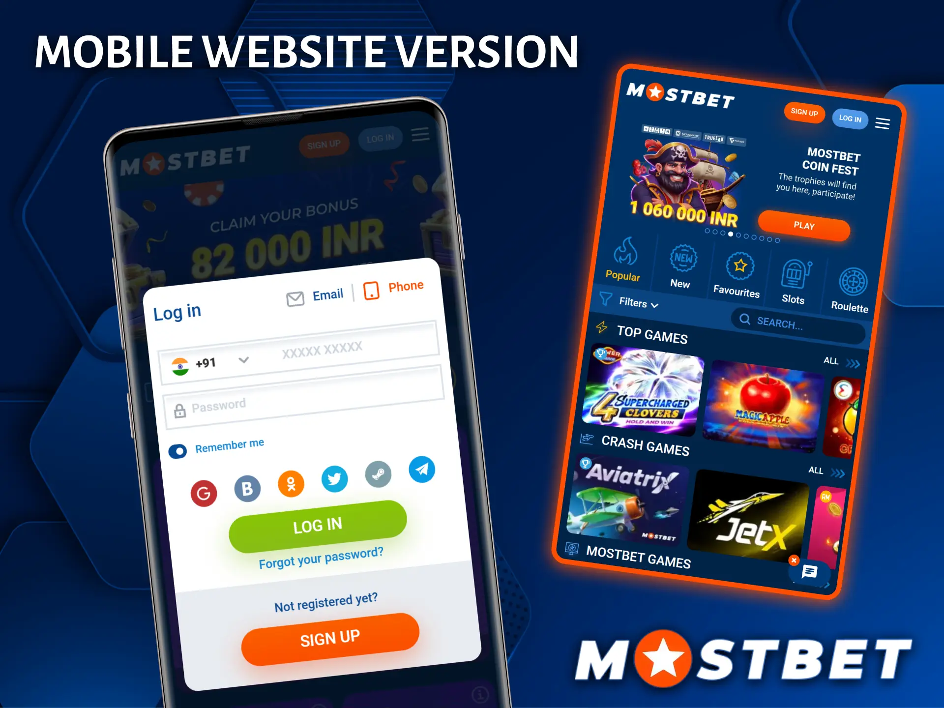The mobile-optimized website perfectly complements the Mostbet bookmaker app, ensuring stable access to betting.