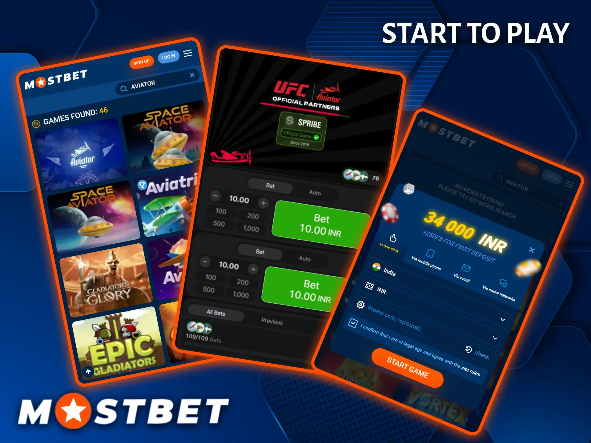 Start your journey with ease and place your first bets in the Aviator game at Mostbet Casino.