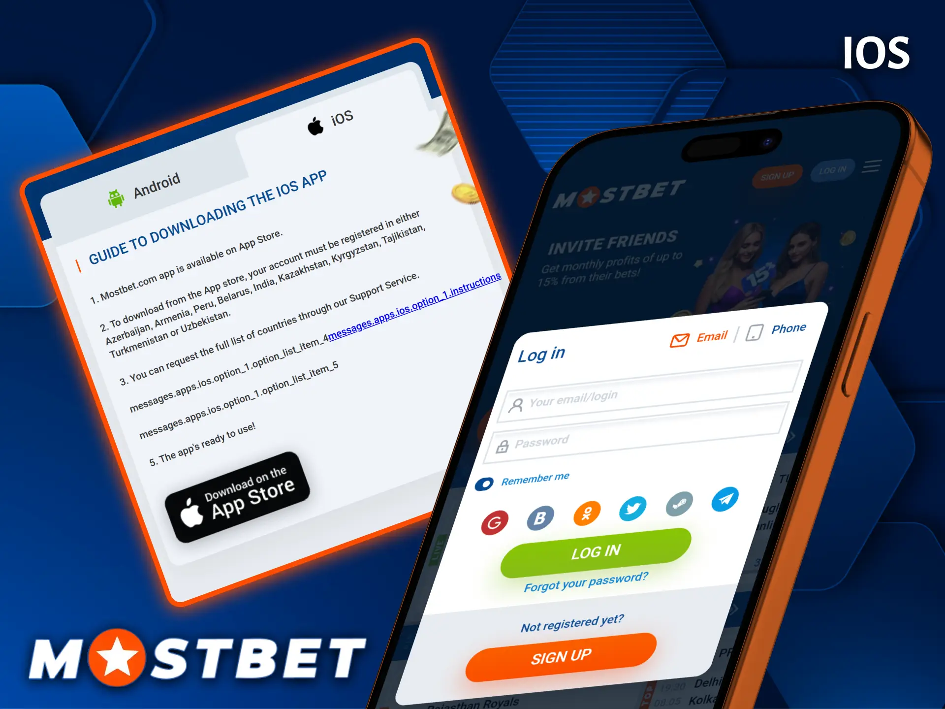 Enjoy premium mobile gaming with the elegant and optimized Mostbet app for iOS.