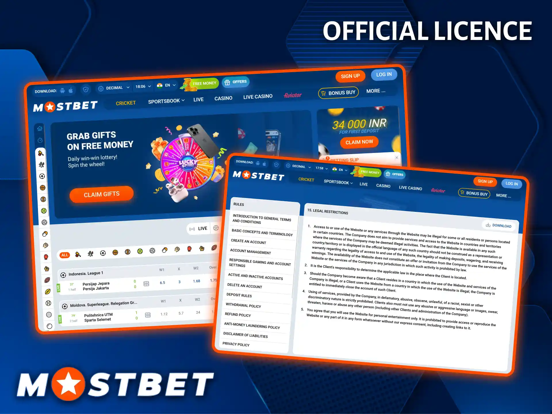 Mostbet operates under an official international license, ensuring a fair and lawful environment.