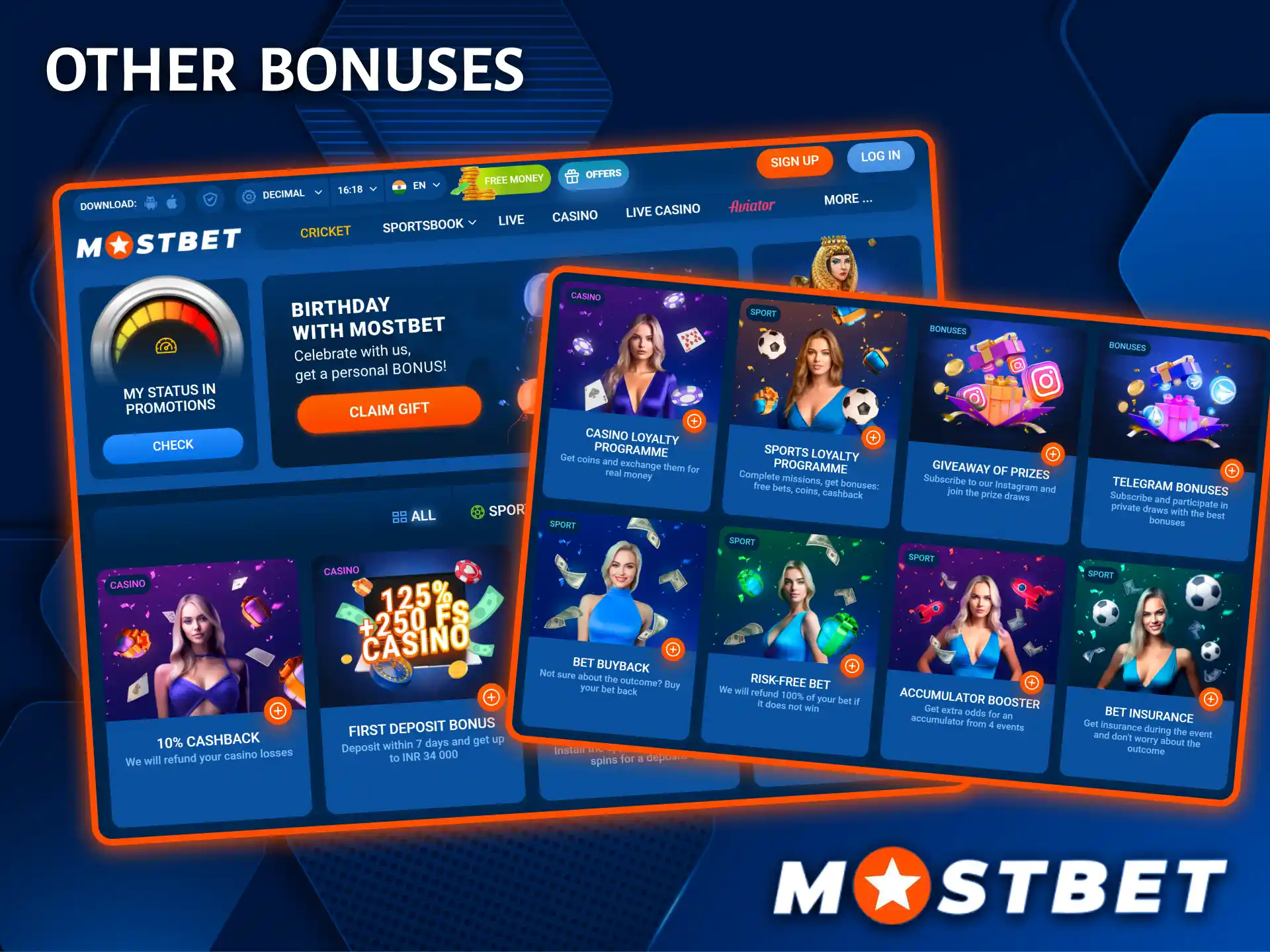 Discover a multitude of lucrative promotions and exclusive offers available to all Mostbet players.