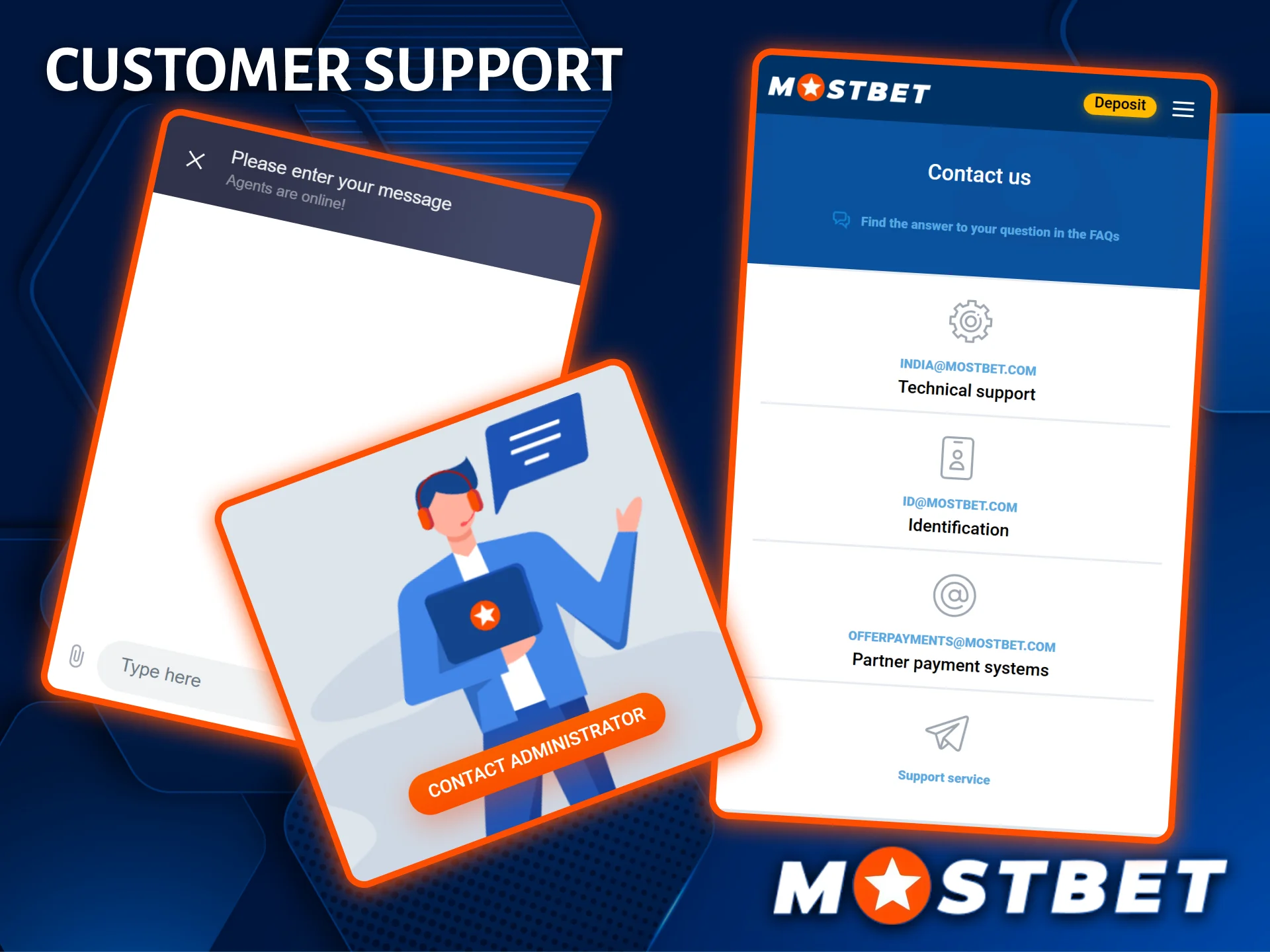 Mostbet provides professional 24/7 customer support to assist with any questions related to payments.