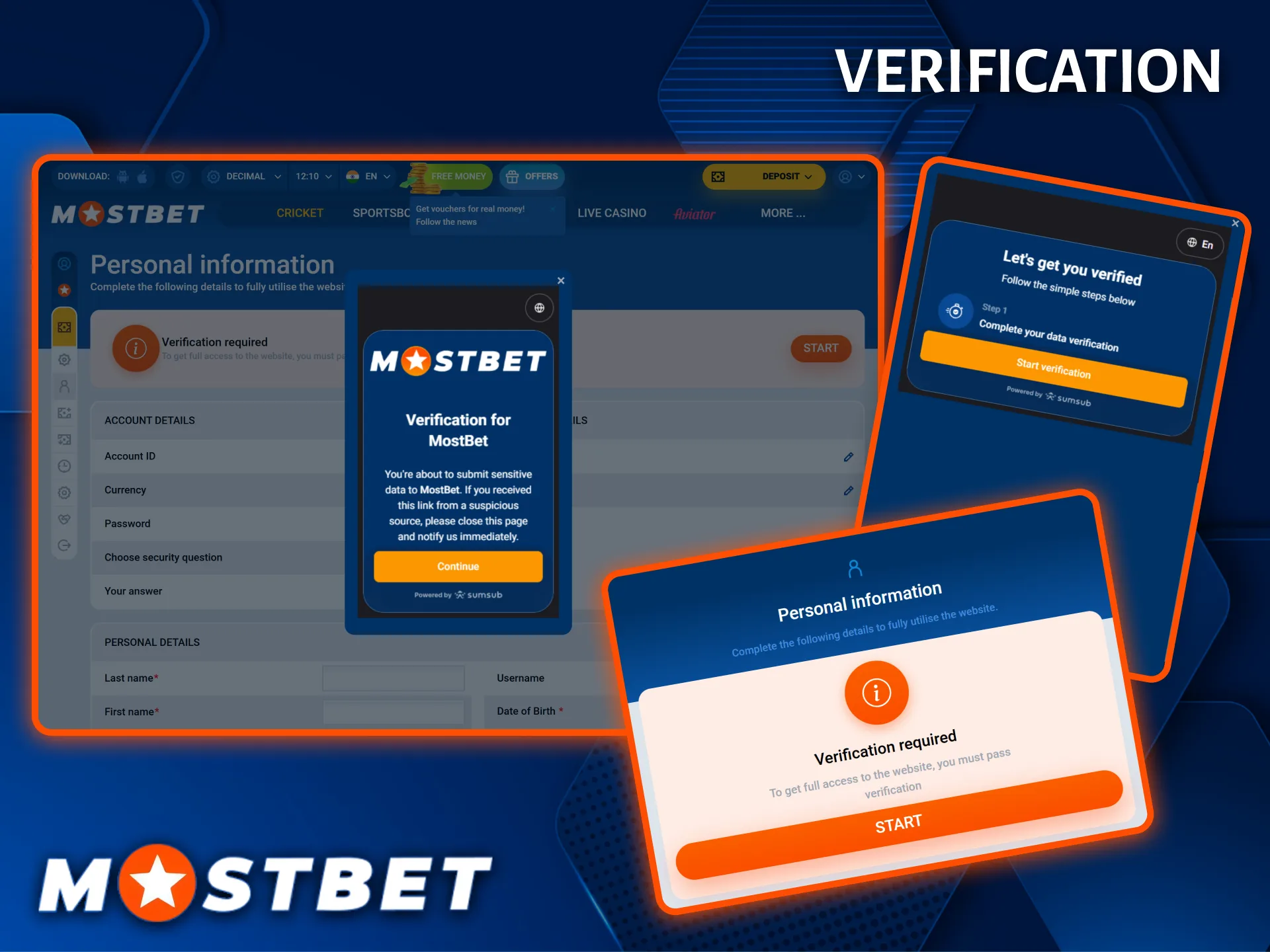 Mostbet's reliable verification process ensures maximum security and fast withdrawals.