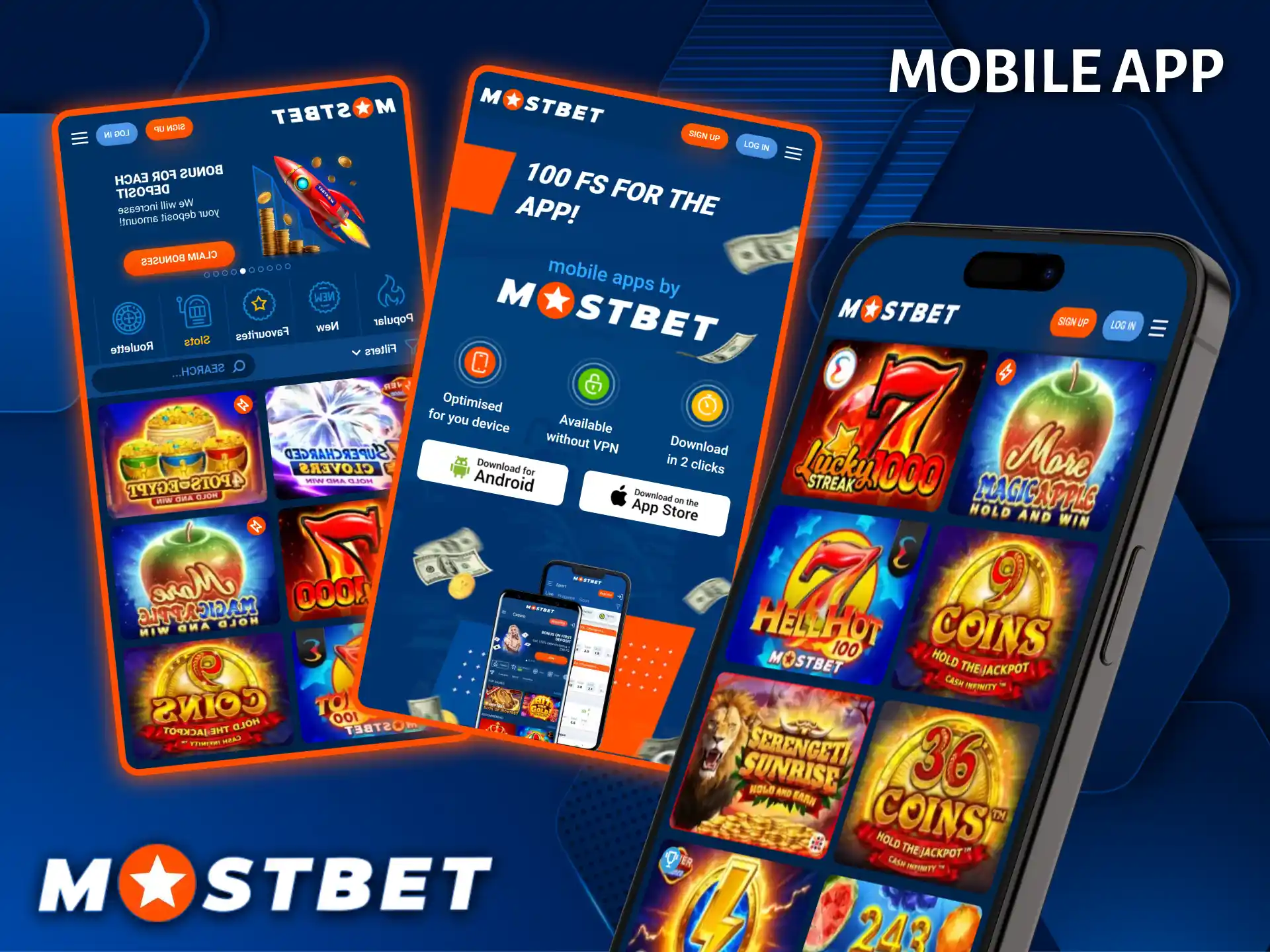 Enjoy uninterrupted gameplay on your favorite slots by downloading the fast Mostbet mobile app.