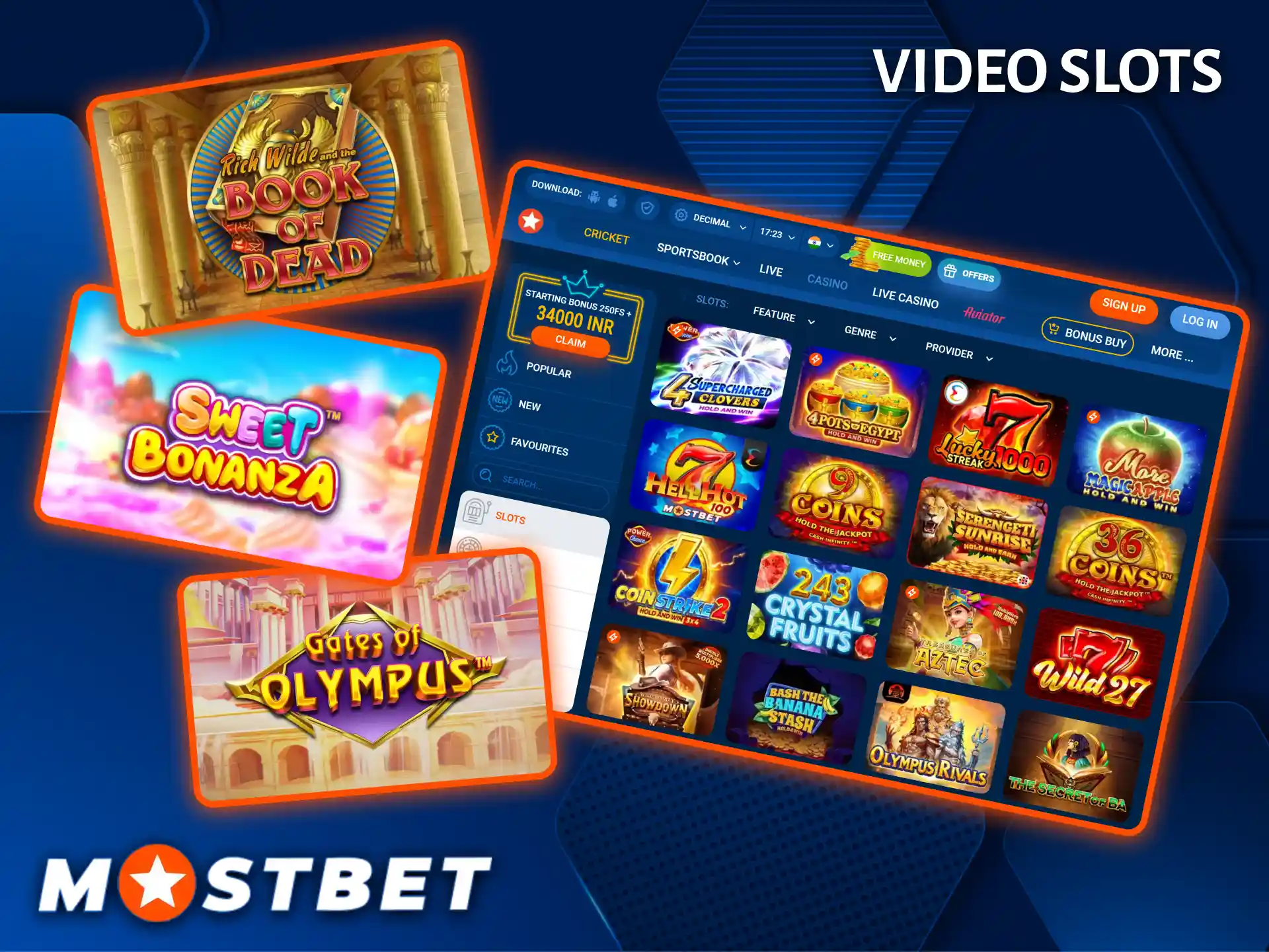 Immerse yourself in a world of high-quality graphics and cinematic storylines with Mostbet video slots.