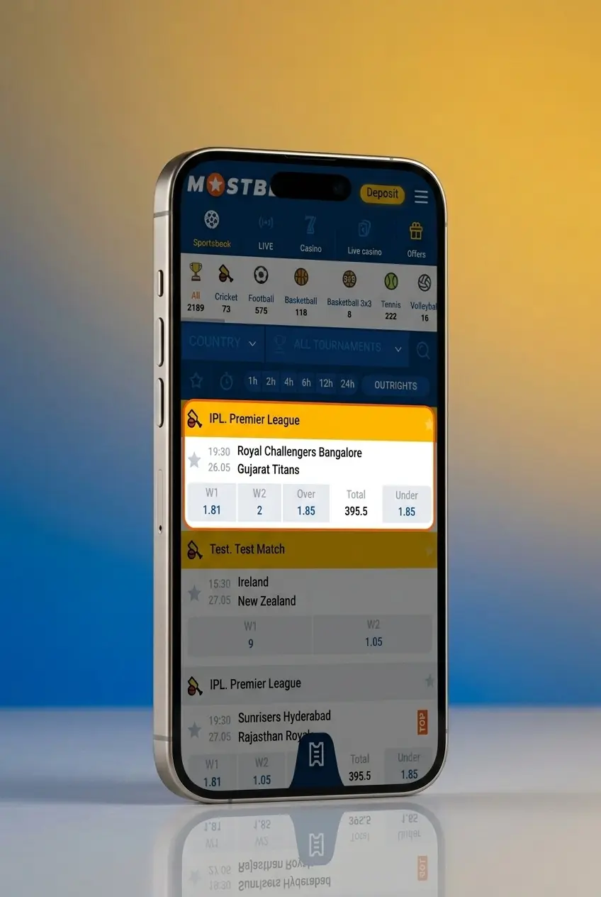Step-by-step guide on how to place basketball bets on Mostbet sportsbook interface with live odds and bet slip
