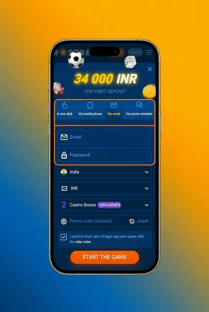 Step-by-step guide on how to start football betting on Mostbet for Indian players with registration and deposit steps